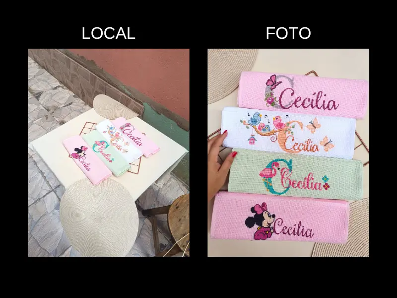 Local x foto E ANTES E DEPOIS pagina de vendas